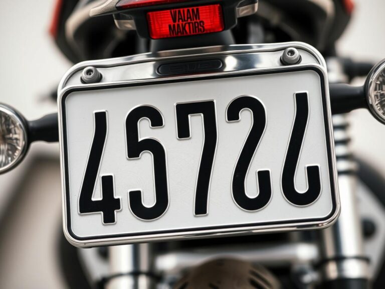 kennzeichen motorrad