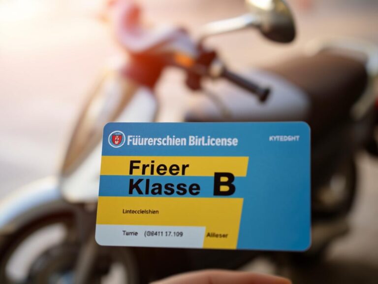 führerschein klasse b roller